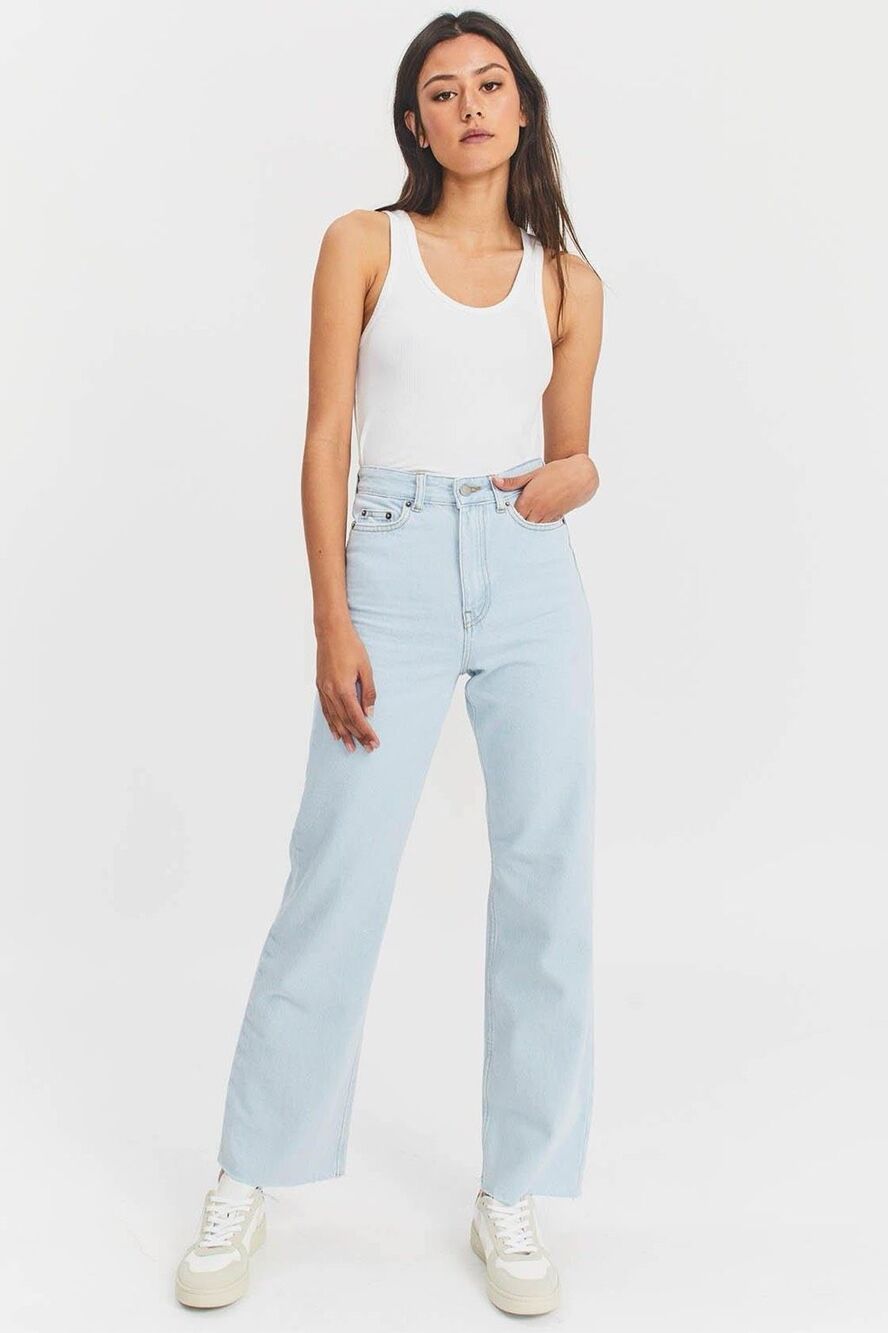 DrDenim Echo Straight Sz 31/24 Jeans - Superlight Indigo Blue
